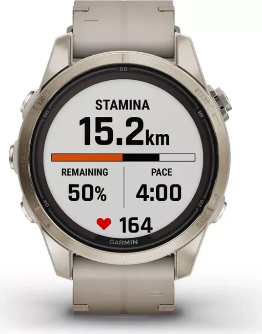 Garmin Fenix 7S Pro Sapphire Solar light sand/soft gold