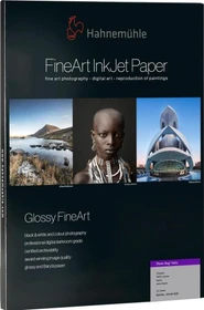 Hahnemühle Digital Glossy FineArt Photo Rag Satin Fotopapier seidenmatt weiß, A4, 310g/m², 25 Blatt
