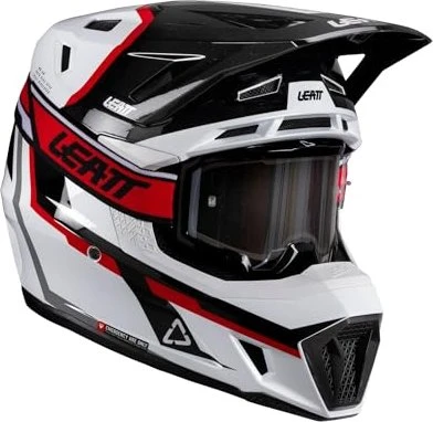 Leatt Moto 7.5 weiß/schwarz/rot