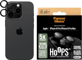 PanzerGlass Hoops Ceramic Lens Protector für Apple iPhone 16 Pro/16 Pro Max