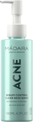 Madara Acne Sebum Control Clear Skin Wash, 140ml