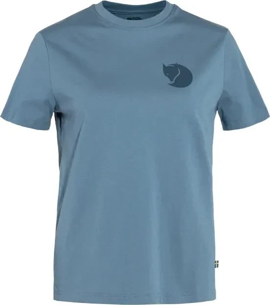 Fjällräven Fox Boxy Logo Funktionsshirt kurzarm dawn blue (Damen)