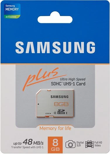 Samsung Plus R48 8GB, UHS-I, Class 4