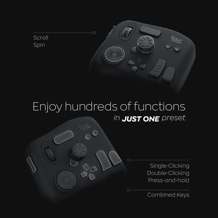 TourBox NEO Editing Controller, schwarz, USB-C