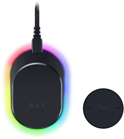 Razer Mouse Dock Pro + Wireless Charging Puck, Maus-Ladestation, schwarz