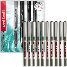 Uni-Ball Eye Fine UB-157 Tintenroller (Mine) dunkelrot, 10er-Pack