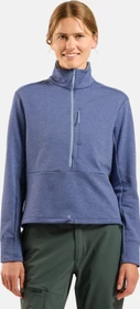Odlo Essentials Multisport Midlayer Half Zip Funktionsshirt langarm blue heron melange (Damen)