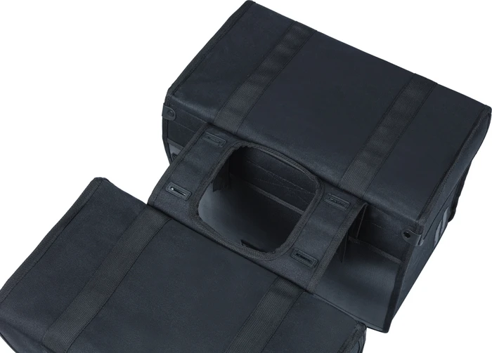 Basil Kavan Eco Classic Doppeltasche Gepäcktasche schwarz