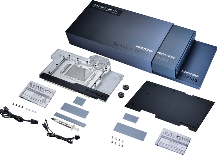 Phanteks Glacier G30 GIGABYTE 3090 Ti schwarz, mit Backplate