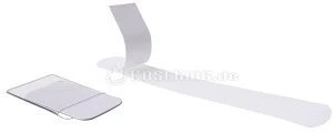 LABEL THE CABLE LTC Mini Tags Klett-Kabelbinder, weiß, 10er-Pack