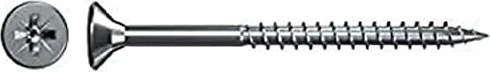fischer ClassicFast FSPII CTP BC 500 T25 Spanplattenschraube, 5x45mm, 500 Stück