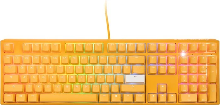 Ducky One 3 Yellow PBT, LEDs RGB, MX RGB BLACK, USB, US