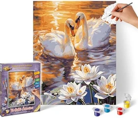 Schipper Arts & Crafts Malen nach Zahlen Verliebte Schwäne