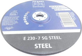 Pferd E 230-7 SG STEEL Schleifscheibe, 230x7.2x22.23mm, 10 Stück