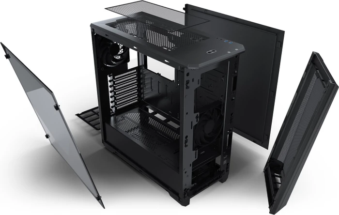 Phanteks Eclipse P400A, schwarz, Glasfenster