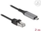 DeLOCK Gigabit LAN-Adapterkabel, 2m, RJ-45, USB-C 3.0 [Stecker] Vorschaubild