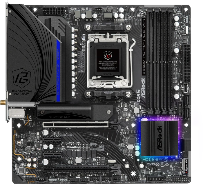 ASRock B650M PG Riptide WiFi (AMD AM5)
