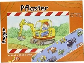 Axisis Kinderpflaster Bagger, 10 Stück