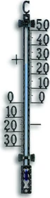 TFA Dostmann Außenthermometer schwarz, analog