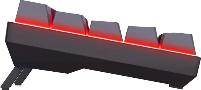 Trust Gaming GXT 1873 Revyn 60% Mini Wireless, grau/schwarz, LEDs RGB, Outemu Red, USB/Bluetooth, DE