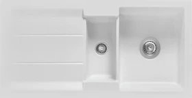 systemceram Genea 100 F Einbau Becken reversibel satin
