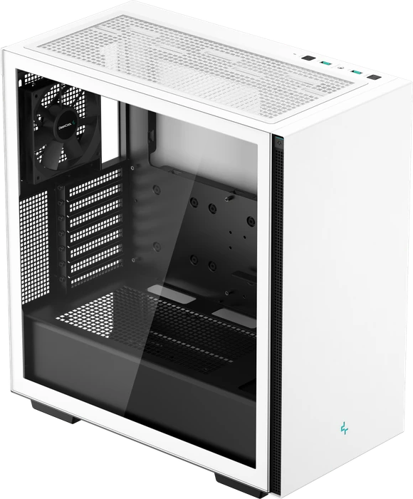 DeepCool CH510, weiß, Glasfenster