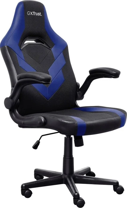 Trust Gaming GXT 703B Riye Gamingstuhl, schwarz/blau