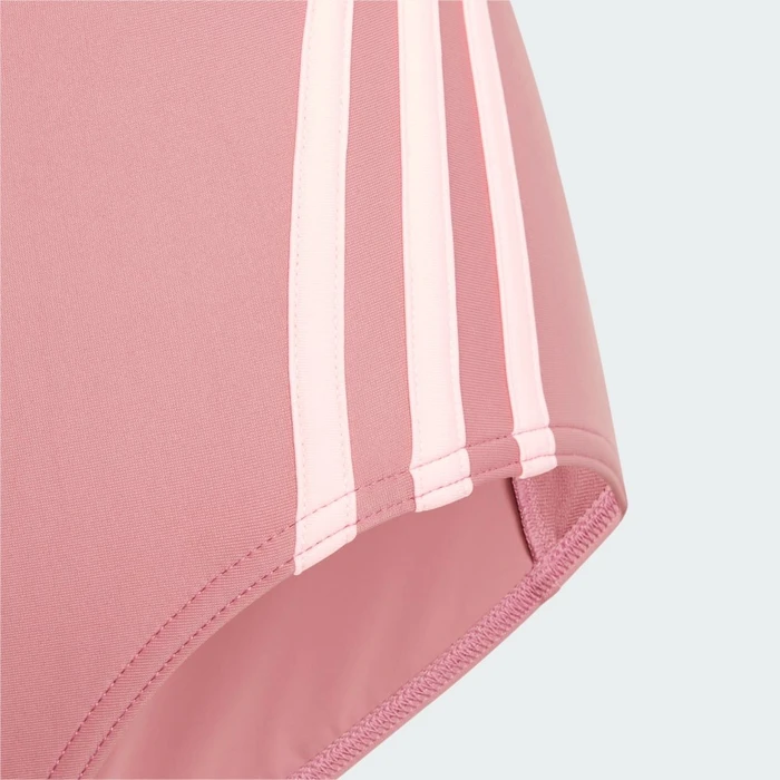 adidas 3-Streifen Badeanzug preloved crimson/pink spark (Junior)
