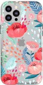 tech21 Evo Art Botanical Garden für Apple iPhone 12 Pro Max rot
