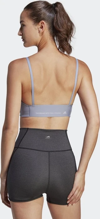 adidas Yoga Studio Light-Support Sport-BH silver violet (Damen)