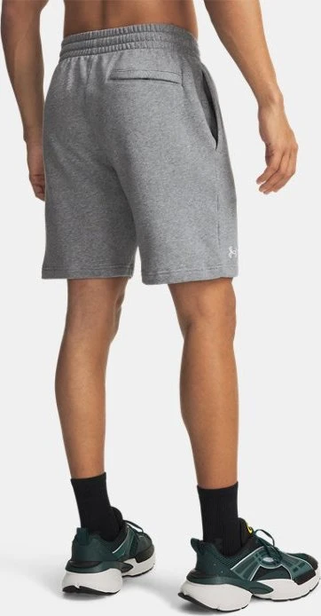 Under Armour Rival Fleece Hose kurz castlerock light heather/white (Herren)
