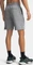 Under Armour Rival Fleece Hose kurz castlerock light heather/white (Herren) Vorschaubild