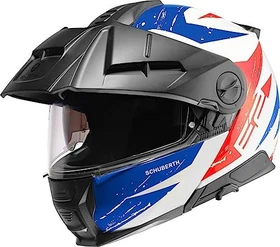 Schuberth E2 Explorer weiß/rot/blau