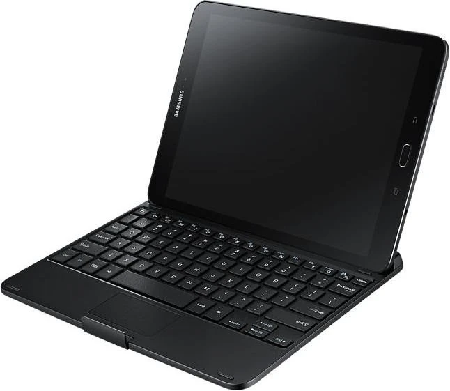 Samsung Tastatur und Schutzhülle für Samsung Galaxy Tab S2 9.7, schwarz, DE