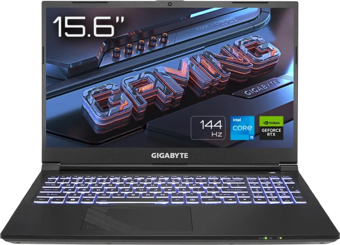 GIGABYTE G5, Core i5-13500H, 16GB RAM, 512GB SSD, GeForce RTX 4050, DE