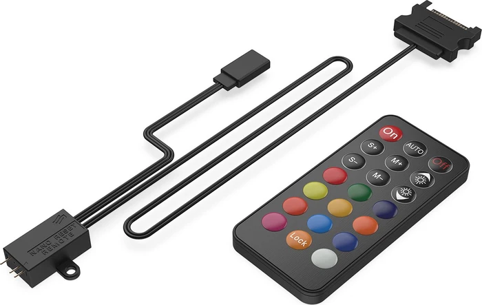 Endorfy SilentiumPC Nano-Reset Remote ARGB KIT, LED Controller, Splitter Kabel, 5V, 3-Pin, 4-fach