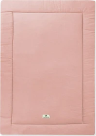 Julius Zöllner Krabbeldecke aus Baumwollmusselin dusty rose
