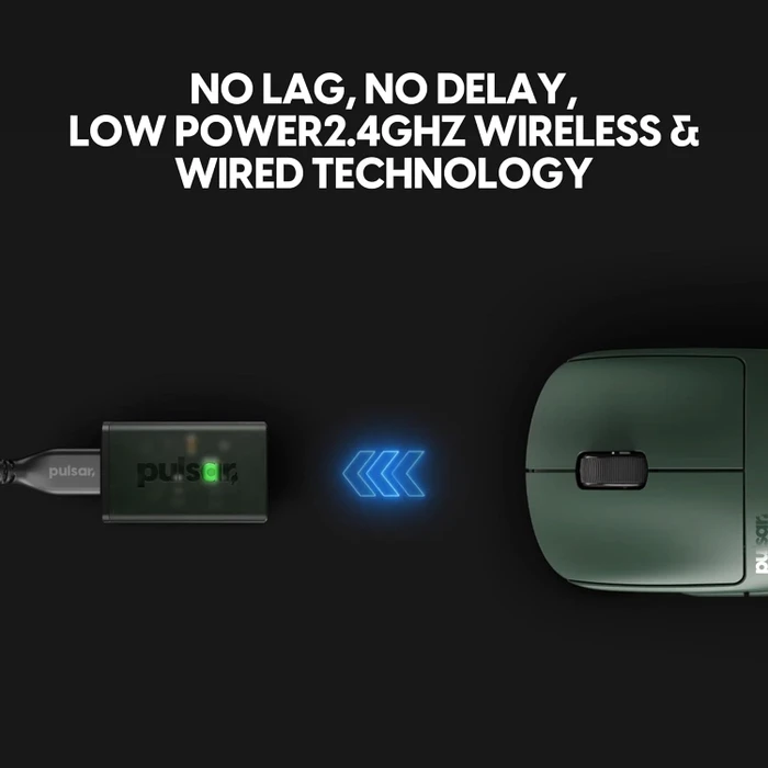 Pulsar Gaming Gears X2V2 Mini Wireless Founder's Edition Green, USB