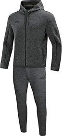 Jako Premium Basics mit Kapuze Trainingsanzug anthrazit/meliert