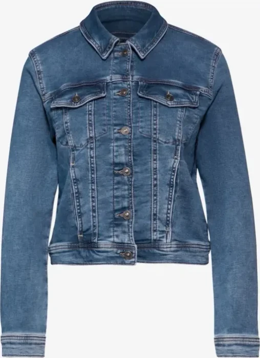 Street One Jeans-Look Jeansjacke soft medium washed (Damen)