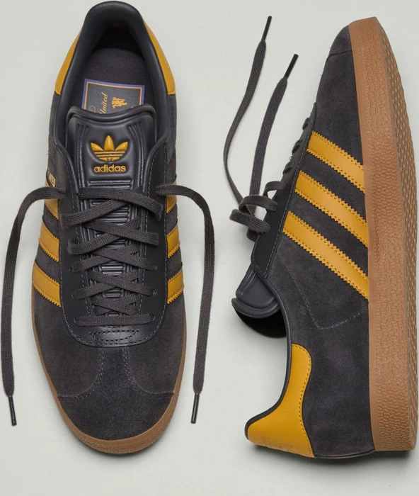 adidas Gazelle Manchester United utility black/preloved yellow/gum (Herren)