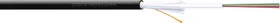 Digitus 12 Fasern, Dca, LSZ, A/I-DQ (ZN) BH 9/125µm, OS2, ohne Stecker, 100m, schwarz