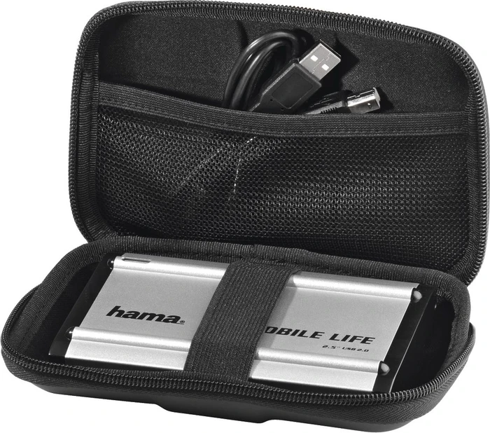 Hama Tasche für externe Festplatte, 2.5", schwarz
