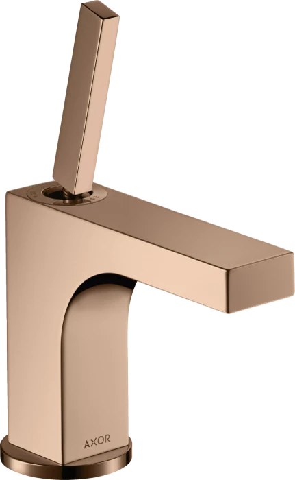 Hansgrohe Axor Citterio 90 für Handwaschbecken mit Zugstangen-Ablaufgarnitur polished red gold