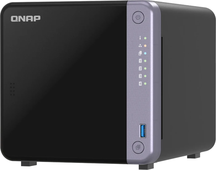 QNAP Turbo Station TS-432X-4G 88TB, 4GB RAM, 1x SFP+ 10Gb/s, 2x RJ-45 2.5GBase-T