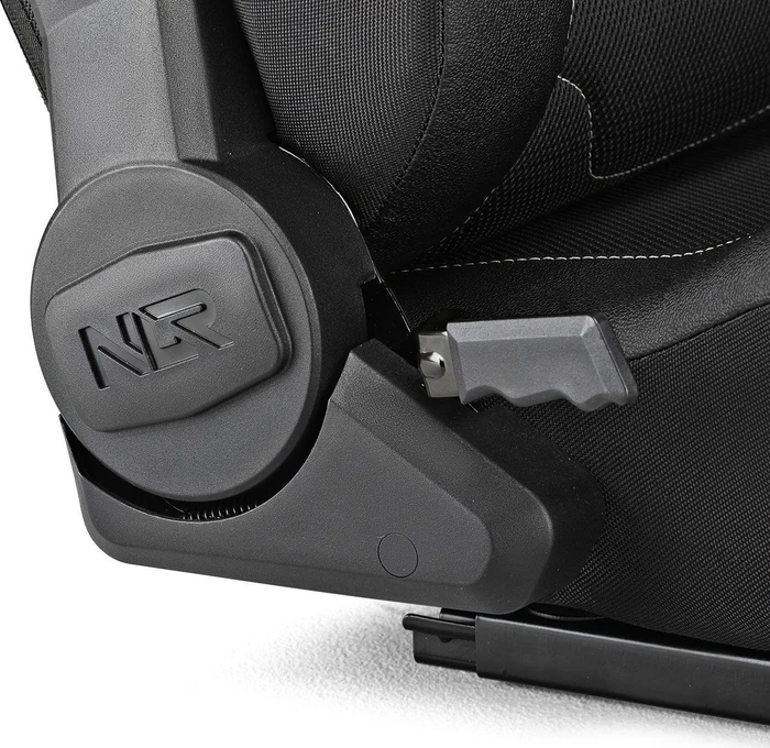 Next Level Racing ERS4 Elite Liegesitz, Fabric & SIMAERO Mesh Edition, schwarz