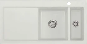 systemceram Mera 100 F Einbau Becken rechts alu