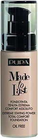 Pupa Milano Made To Last Foundation 010 porcelain, 30ml