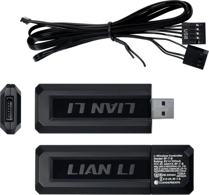 Lian Li Uni Fan SL-Infinity SL-INF120 ARGB Wireless Reverse Blade, schwarz, LED-Steuerung, 120mm, 3er-Pack