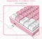 Redragon K617 Fizz, 60%, rosa/weiß, LEDs RGB, hot-swap, Outemu Red, USB, US Vorschaubild